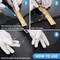 9 Pcs Glass Cutter Tool Mirror Cutting Tool with 2-6 Mm, 5-12 Mm, 12-20 mm Glass Cutter Head and Screwdriver Oil Dropper Glove for Tiles Mirror